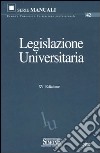 Legislazione universitaria libro