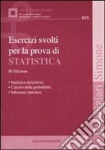 Esercizi svolti per la prova di statistica libro