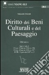 Diritto dei beni culturali e del paesaggio libro