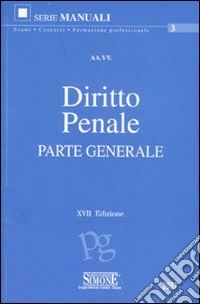 Diritto penale. Parte generale libro