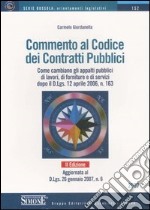 Commento al codice dei contratti pubblici libro