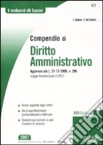 Compendio di diritto amministrativo libro