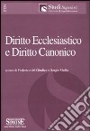 Diritto ecclesiastico e diritto canonico libro