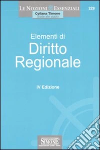 Elementi di diritto regionale libro