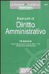 Elementi di diritto amministrativo libro