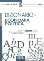 Dizionario di economia politica libro