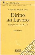 Diritto del lavoro libro