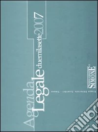 Agenda legale 2007 libro