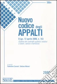 Nuovo codice degli appalti libro