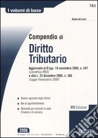 Compendio di diritto tributario libro