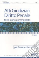 Atti giudiziari. Diritto penale. Formulario commentato libro