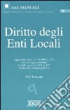 Diritto degli enti locali libro