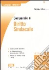 Compendio di diritto sindacale libro