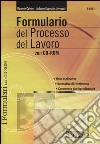 Formulario del processo del lavoro. Con CD-ROM libro