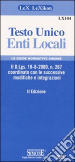 Testo unico degli enti locali libro