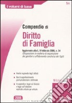 Compendio di diritto di famiglia libro