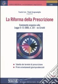 La riforma della prescrizione libro