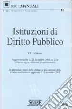 Istituzioni di diritto pubblico libro