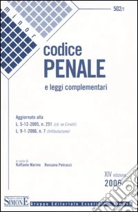 Codice penale e leggi complementari libro