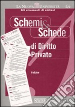 Schemi & schede di diritto privato libro