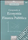 Compedio di economia e finanza pubblica libro