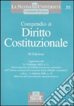 Compendio di diritto costituzionale libro