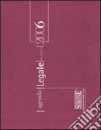 Agenda legale 2006 libro