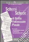 Schemi & schede di diritto processuale penale libro