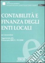 Contabilità e finanza degli enti locali libro