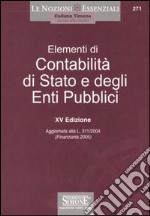 Elementi di contabilità di Stato e degli enti pubblici libro