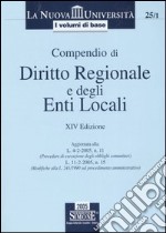 Compendio di diritto regionale e degli enti locali libro