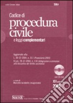 Codice di procedura civile e leggi complementari. Con CD-ROM libro