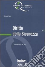 Diritto della sicurezza. Commentario per voci libro