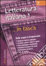 Letteratura italiana. Vol. 1: Dalle origini al Cinquecento