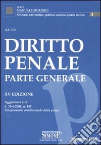 Diritto penale. Parte generale libro