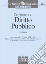 Compendio di diritto pubblico libro