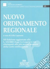 Nuovo ordinamento regionale libro