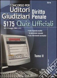 Concorso per uditori giudiziari (2) libro