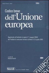 Codice breve dell'Unione europea libro