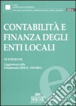 Contabilità e finanza degli enti locali libro