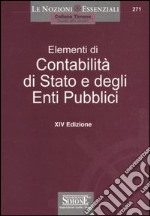 Elementi di contabilità di Stato e degli enti pubblici libro