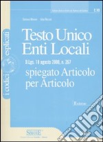 Testo Unico enti locali. Spiegato articolo per articolo