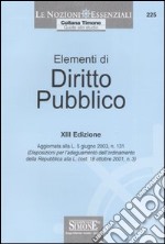 Elementi di diritto pubblico libro