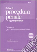 Codice di procedura penale e leggi complementari. Con CD-ROM