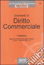 Elementi di diritto commerciale libro