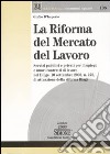 La riforma del mercato del lavoro libro