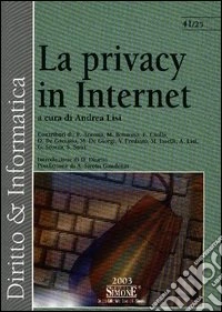La privacy in Internet libro