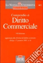 Compendio di diritto commerciale libro