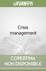 Crisis management libro