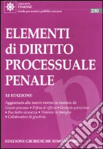 Elementi di diritto processuale penale libro